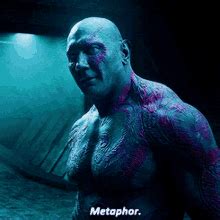 drax metaphor gif  Discover and Share the best GIFs on Tenor